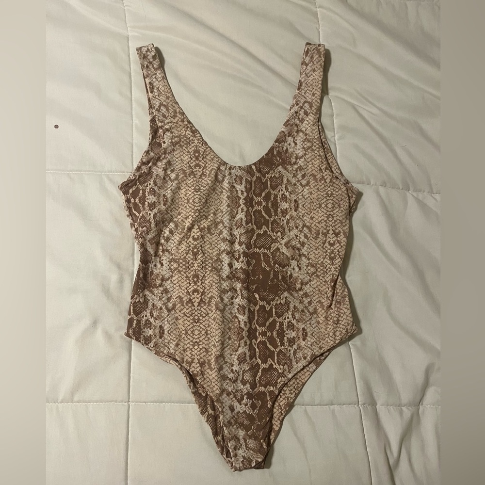MAI Swimwear/Underwear Bonita Bodysuit Sand Boa